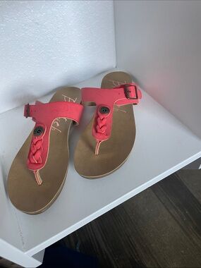 Blowfish Coral Sandals